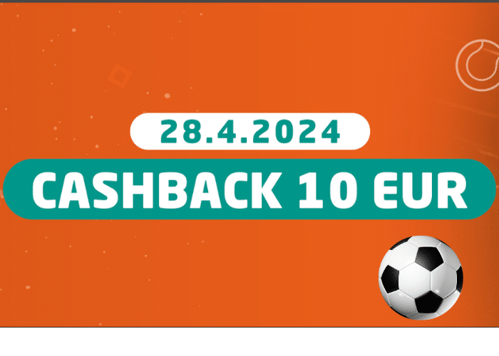 Nedeľný CASHBACK 10 EUR