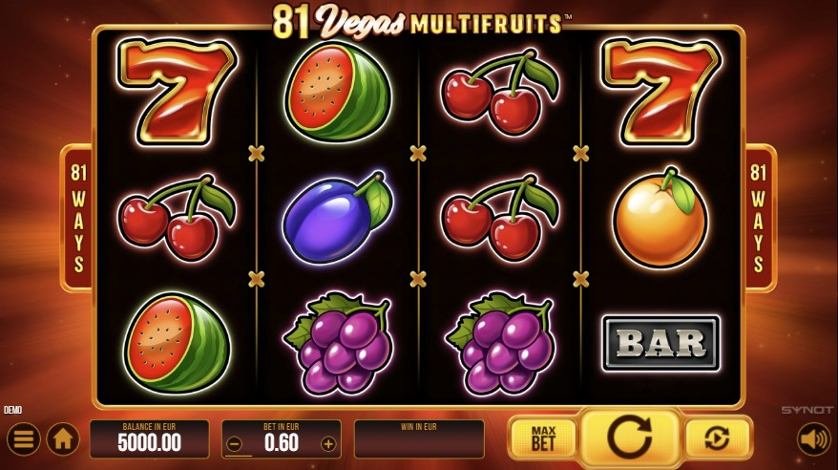 81 vegas multi fruit