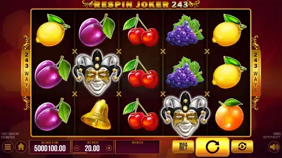 Respin Joker 243 automat