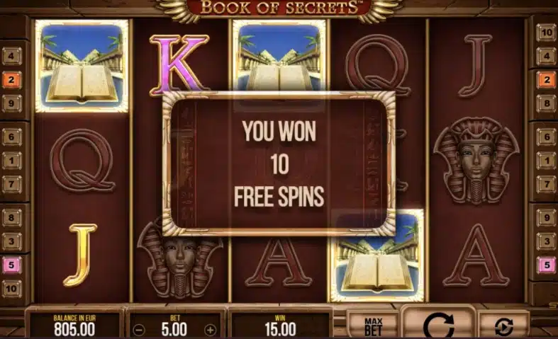 Book of Secrets automat