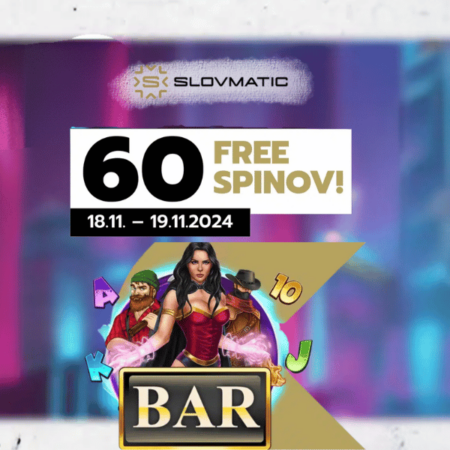 60 Free spinov od Slovmatic 🎰