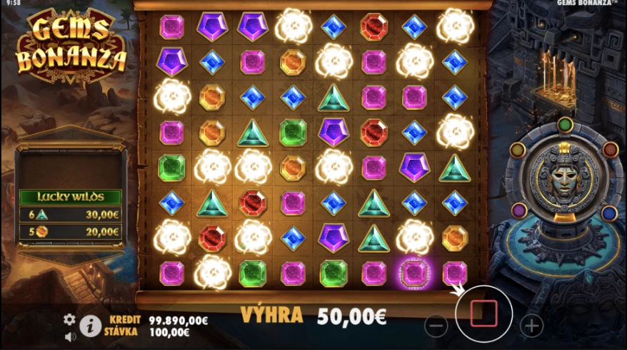 Hra víkendu GEMS BONANZA