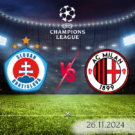 Slovan Bratislava vs AC Miláno