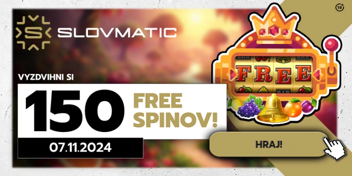 150 free spiny slovmatic