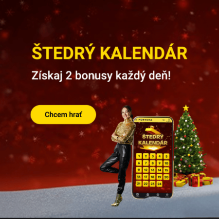 Štedrý kalendár vo Fortune 🎁
