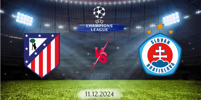Atlético Madrid vs Slovan Bratislava