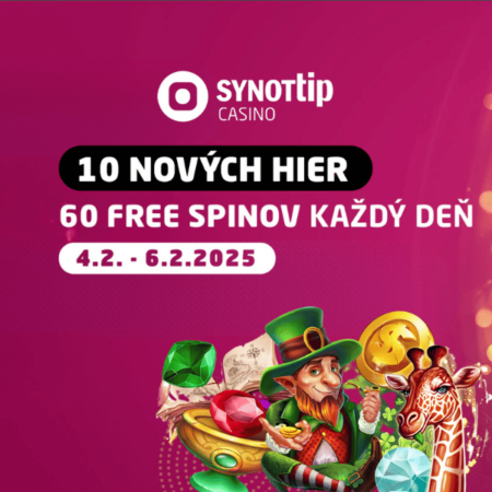 60 Free spinov každý deň 🎰