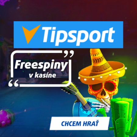 Tipsport kasíno rozdáva 243 Free spiny 🎁