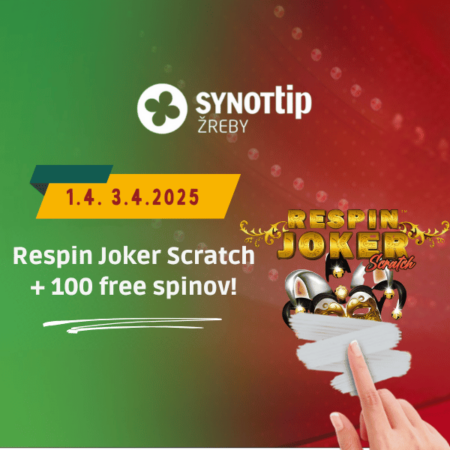 Respin Joker Scratch + 100 free spinov! 🃏