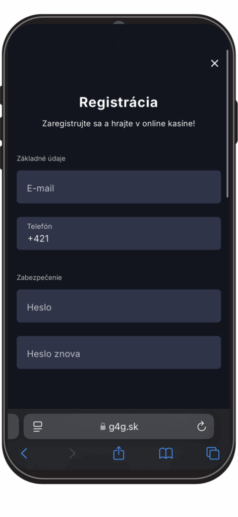 Go4Games registrácia 2025