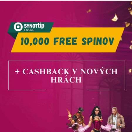Free spiny od Synottip kasína 🎰