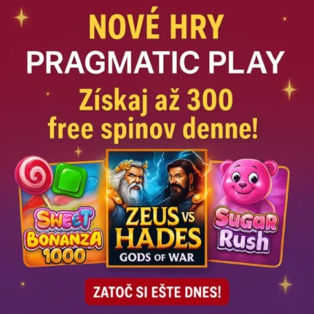 300 free spinov každý deň! 🎰