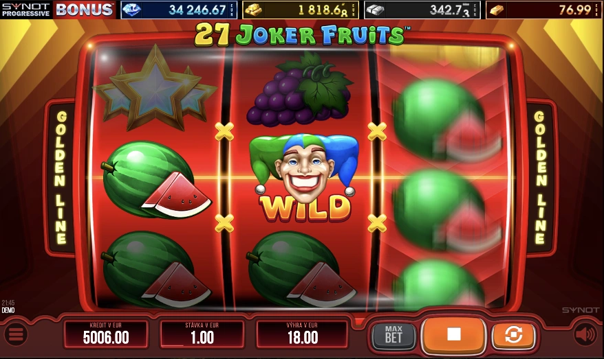 27 Joker Fruits