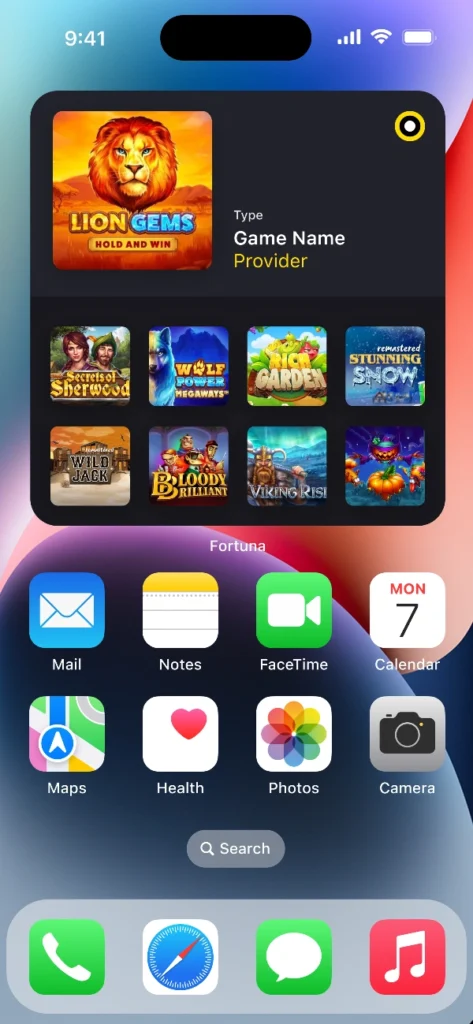 iOS kasínová aplikácia